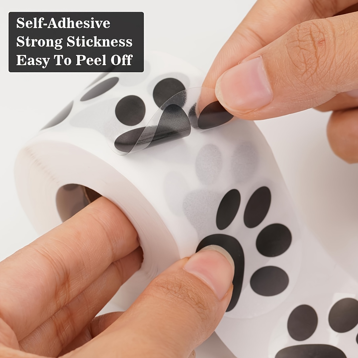 Cat Claw Bark - Clear Paw Prints - สติกเกอร์ติดสัตว์เลี้ยงแบบมีกาวในตัว แข็งแรง