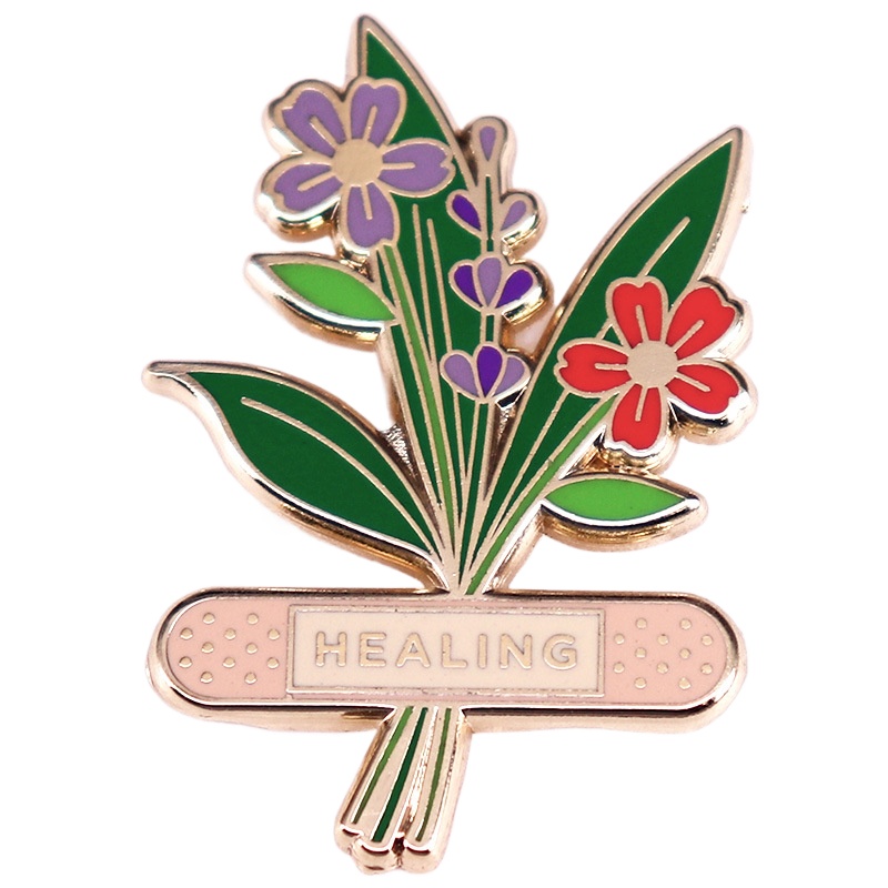 เข็มกลัดเคลือบลายดอกไม้สมุนไพร - Herbal Wellness Healthcare บทวิจารณ์และราคา