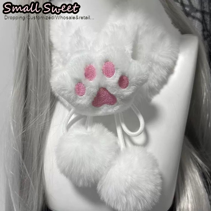 ผ้าพันคอขนฟูตกแต่งลายอุ้งเท้าแ - Cat Claw Bark บทวิจารณ์และราคา